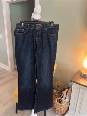 Hudson Jeans Dark Blue Wide Leg Jeans